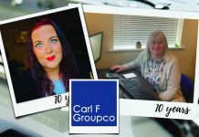 Double Decade Service Celebration At Carl F Groupco