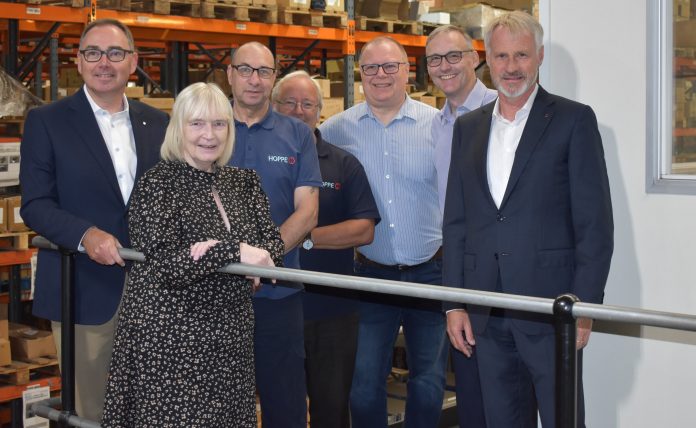 HOPPE - members of staff celebrate 25 years at HOPPE (UK)